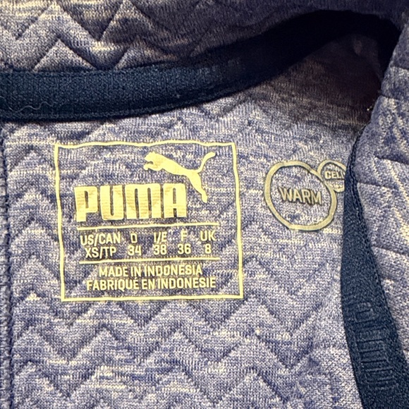 Puma Women's Cowl Neck Blue Sweater - Picture 3 of 4